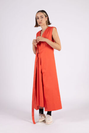 LONG DRESS / orange