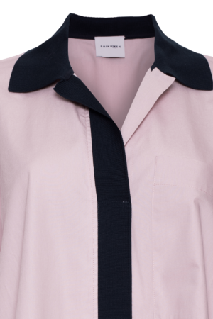 OVER SHIRT /  pink & blue