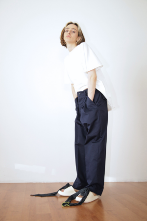 PANTALONI BALLOON / blue batik