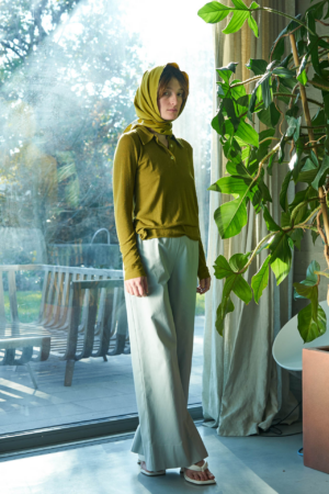 PANTALONI STRAIGHT / light grey