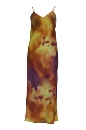 NUVOLA SLIP DRESS / stampa multicolor