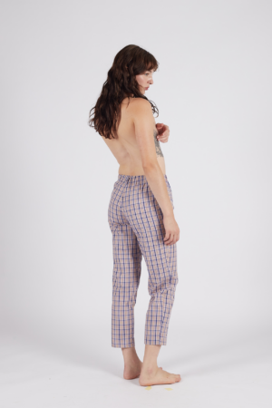 PANTALONI ROMA/ quadro multicolor