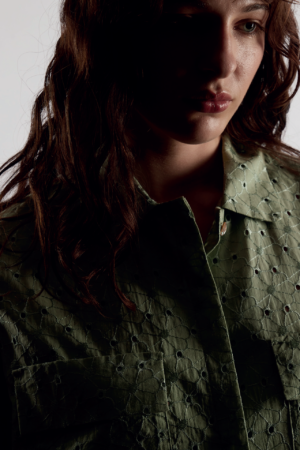 SANGALLO SHIRT JACKET / light green