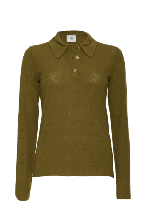 JERSEY POLO / olive green