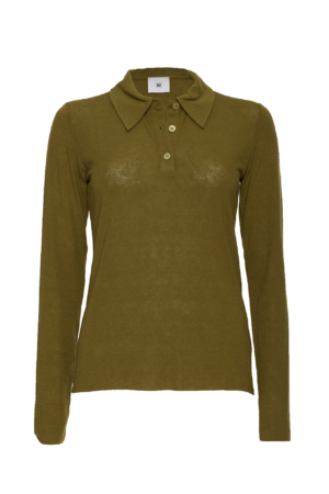 JERSEY POLO / olive green