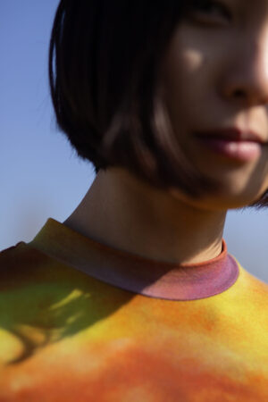 CLOUD MIDI DRESS /multicolor