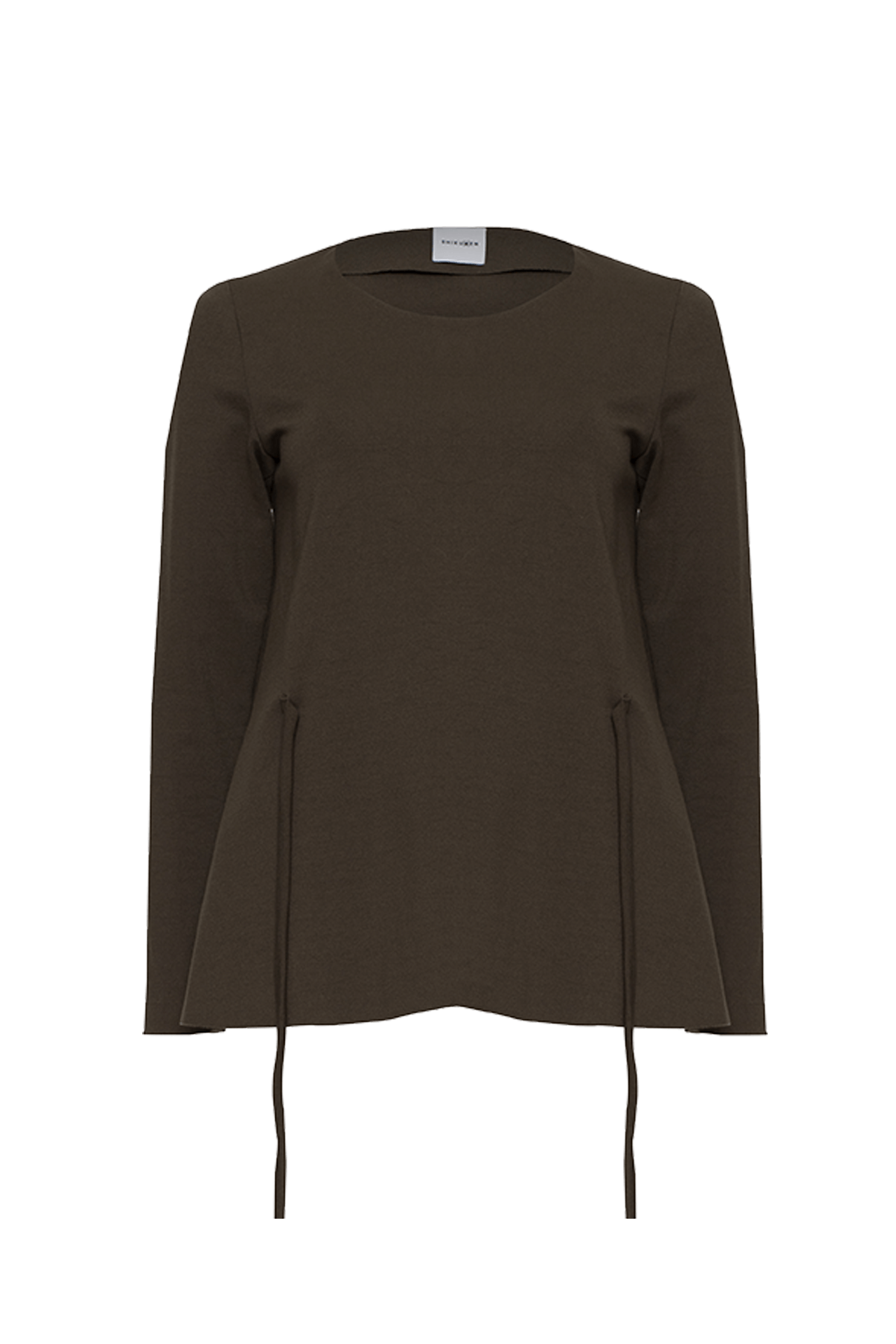 Maglia donna in viscosa colore verde oliva