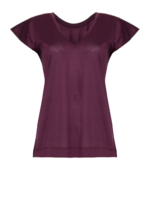 aubergine jersey t-shirt